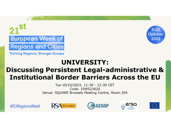 Image - Discussing Persistent Legal-administrative and Institutional Border Barriers Across the EU